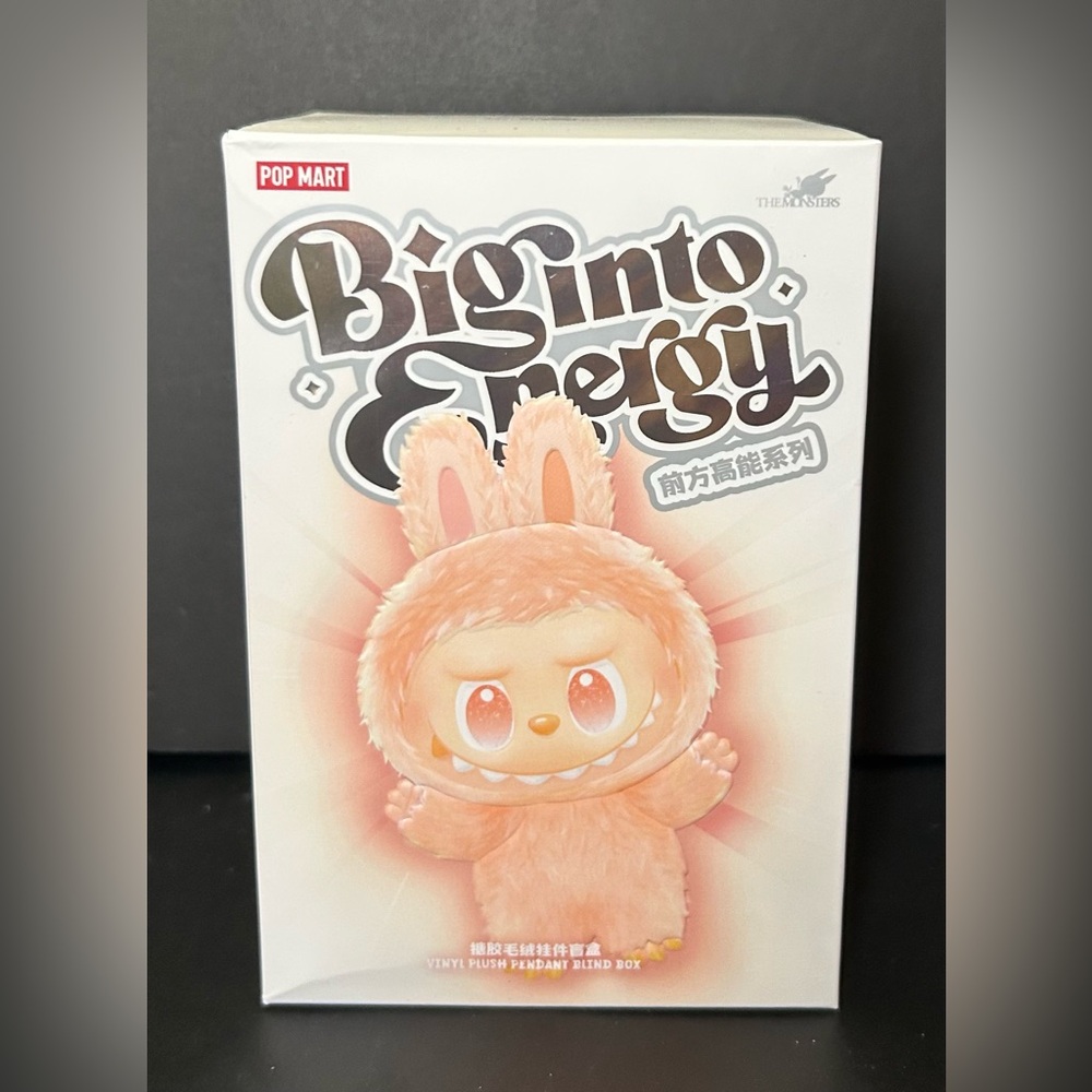 Labubu Big Into Energy Plush Keychain